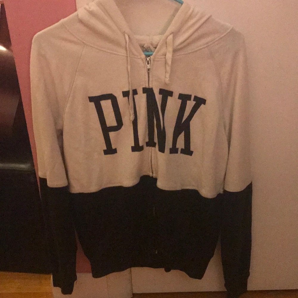 PINK zip sweater